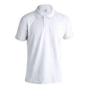ADULT WHITE POLO SHIRT 