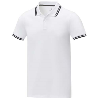 AMARAGO SHORT SLEEVE MENS TIPPING POLO
