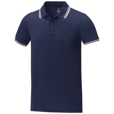 AMARAGO SHORT SLEEVE MENS TIPPING POLO