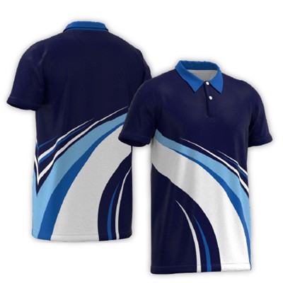 FULLY BESPOKE DYE SUBLIMATED 170G SPORTS BREATHABLE POLO SHIRT