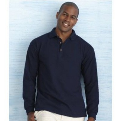 GILDAN ULTRA COTTON LONG SLEEVE PIQUE POLO SHIRT