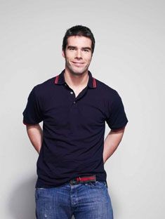 HENBURY CONTRAST TIPPED PIQUE POLO SHIRT