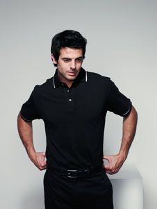 HENBURY CONTRAST TIPPED POLO SHIRT