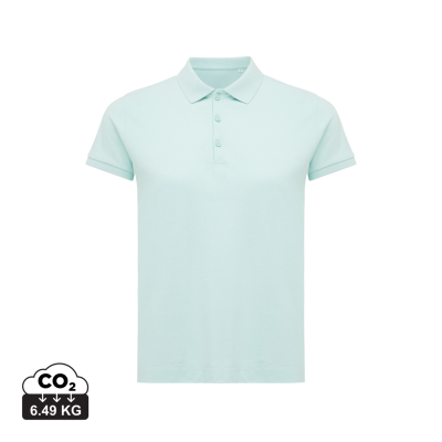 IQONIQ YOSEMITE LADIES RECYCLED COTTON PIQUE POLO in Crushed Mints