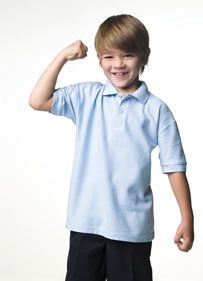 JERZEES CHILDRENS PIQUE POLO SHIRT