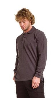 JERZEES LONG SLEEVE PIQUE POLO SHIRT