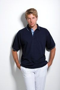 KUSTOM KIT ST MELLION TIPPED PIQUE POLO SHIRT
