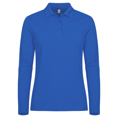 MANHATTAN LONG SLEEVE LADIES POLO SHIRT