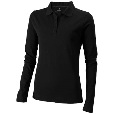 OAKVILLE LONG SLEEVE WOMENS POLO - PROMOTIONAL CORPORATE GIFT