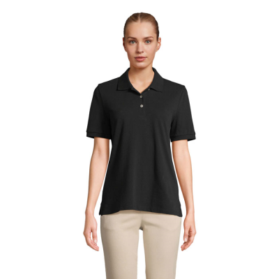 PACIFIC LADIES POLO in Black