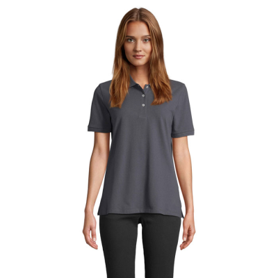 PACIFIC LADIES POLO in Grey