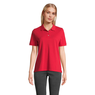 PACIFIC LADIES POLO in Red