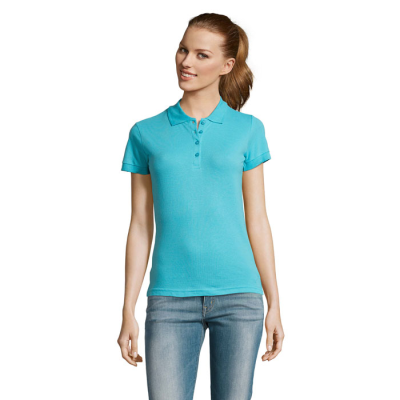 PASSION LADIES POLO 170G in Blue