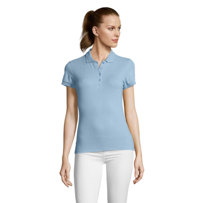 PASSION LADIES POLO 170G in Blue