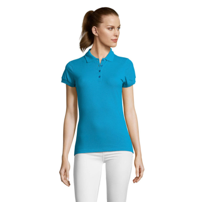 PASSION LADIES POLO 170G in Blue