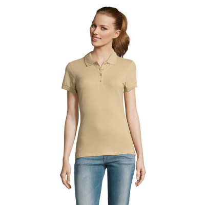 PASSION LADIES POLO 170G in Brown