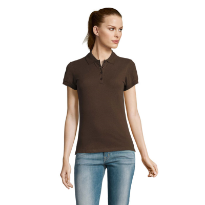 PASSION LADIES POLO 170G in Brown