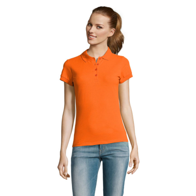 PASSION LADIES POLO 170G in Orange
