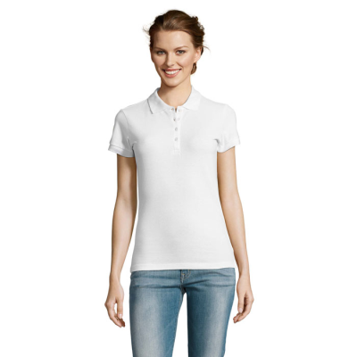 PEOPLE LADIES POLO 210 in White