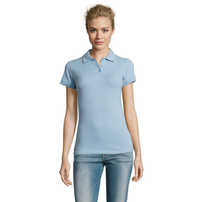 PERFECT LADIES POLO 180 in Blue