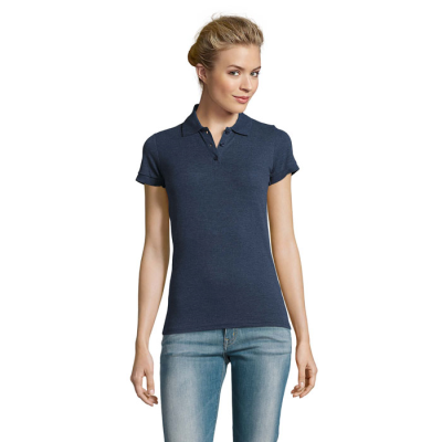 PERFECT LADIES POLO 180 in Blue