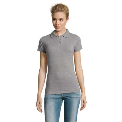PERFECT LADIES POLO 180 in Grey