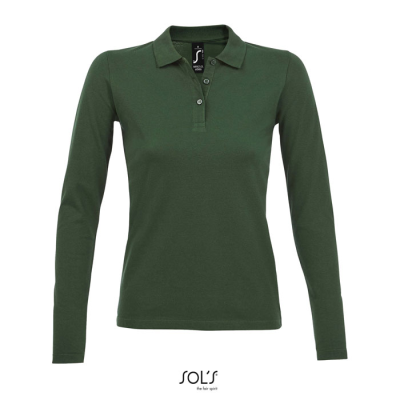 PERFECT LSL LADIES POLO 180 in Green