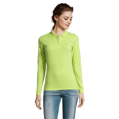 PERFECT LSL LADIES POLO 180 in Green