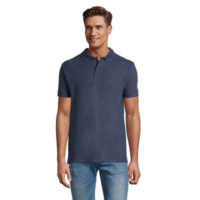 PERFECT MEN POLO 180G in Blue