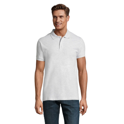 PERFECT MEN POLO 180G in Grey