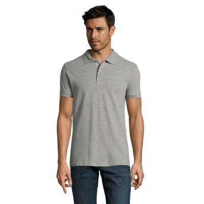 PERFECT MEN POLO 180G in Grey
