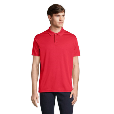 PITCHER UNISEX POLO in Red