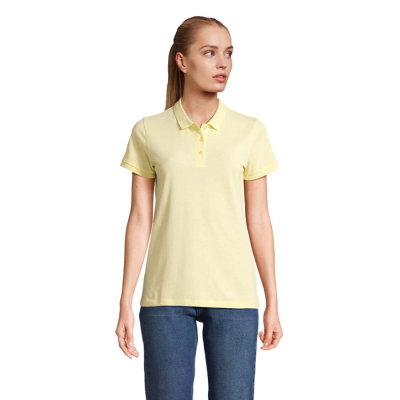 PLANET LADIES POLO 170G in Yellow