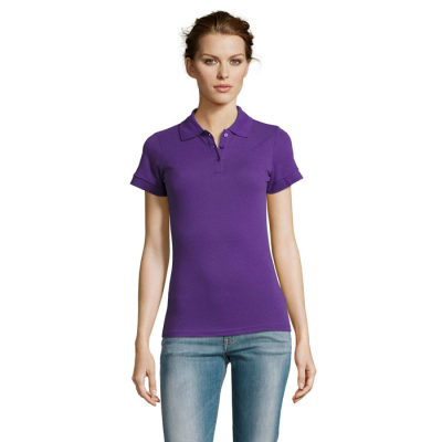 PRIME LADIES POLO 200GR in Purple