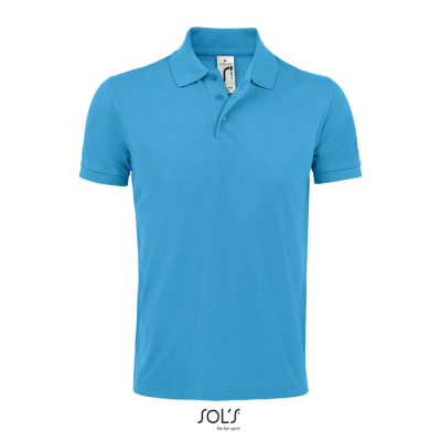 PRIME MEN POLYCOTTON POLO in Blue