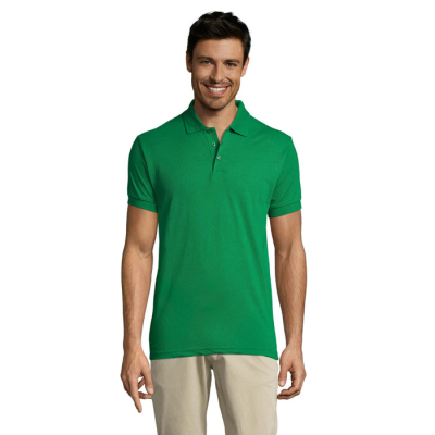 PRIME MEN POLYCOTTON POLO in Green