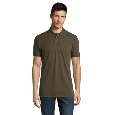 PRIME MEN POLYCOTTON POLO in Green