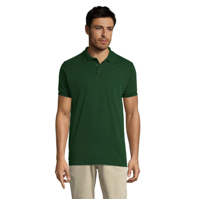 PRIME MEN POLYCOTTON POLO in Green