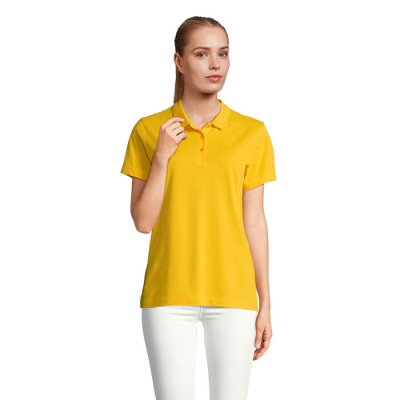 PULSE LADIES POLO in Gold