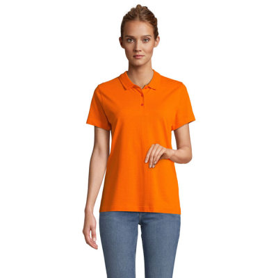 PULSE LADIES POLO in Orange