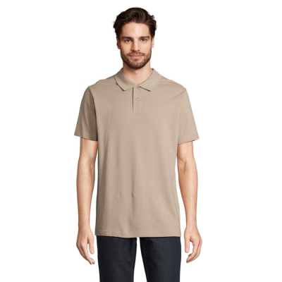 PULSE UNISEX POLO in Brown