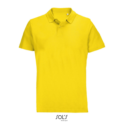 PULSE UNISEX POLO in Gold