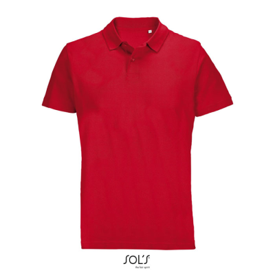 PULSE UNISEX POLO in Red