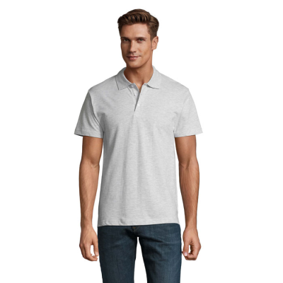 SPRING II MEN POLO 210G in Grey