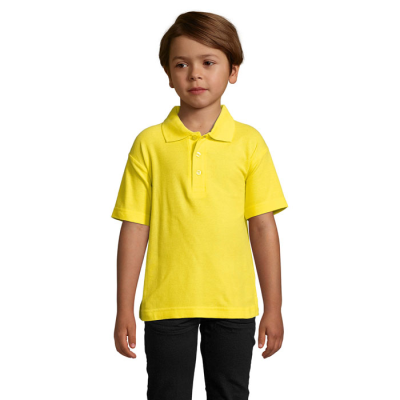 SUMMER II CHILDRENS POLO 170G in Gold