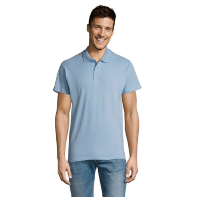 SUMMER II MEN POLO 170G in Blue