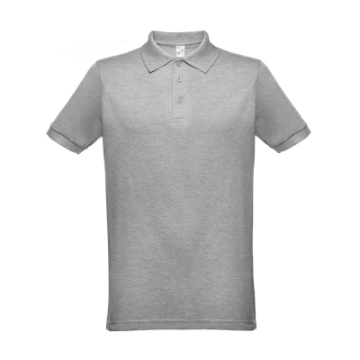 THC BERLIN 3XL MENS POLO SHIRT in Heather Pale Grey