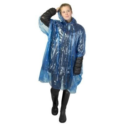 DISPOSABLE EMERGENCY RAIN PONCHO