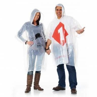 DISPOSABLE RAIN PONCHO
