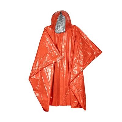 OUTDOOR PONCHO SURVIVAL in Orange